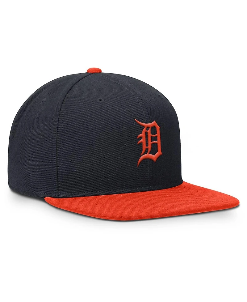 Nike Men's Navy/Orange Detroit Tigers Primetime Pro Dri-fit Snapback Hat
