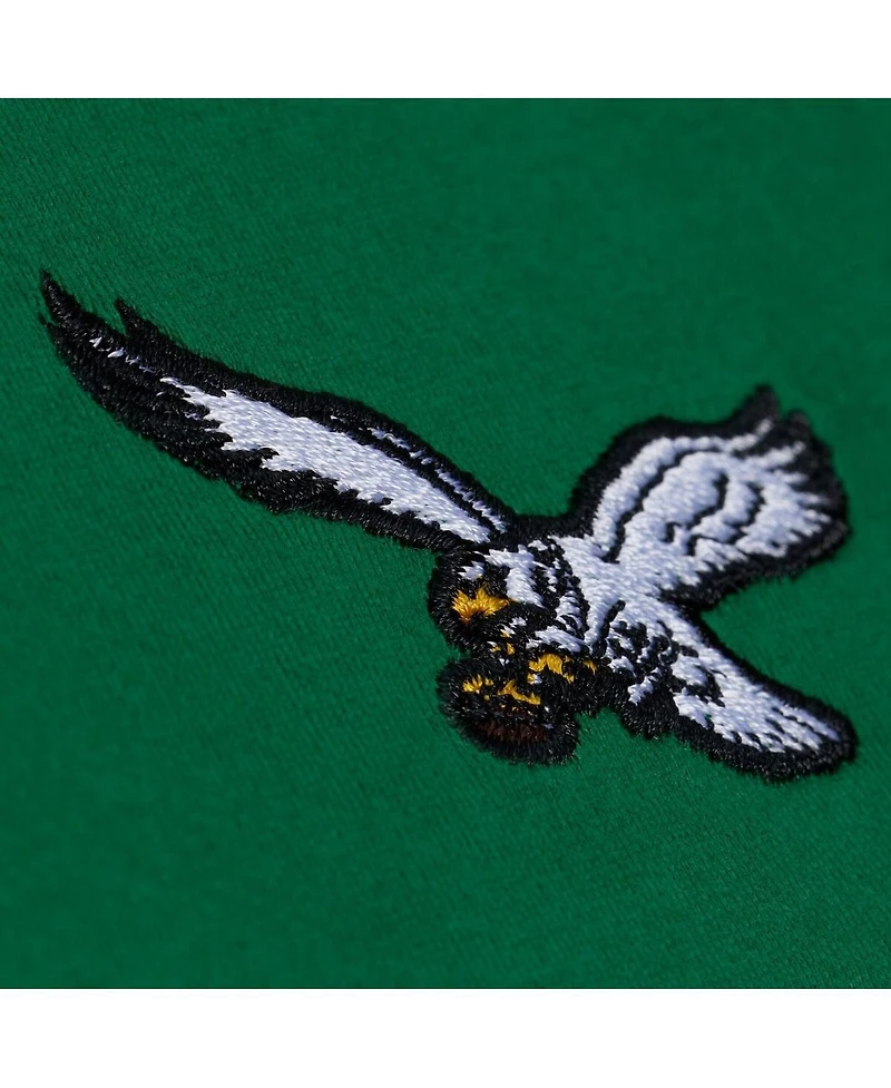 Mitchell & Ness Men's Black/Kelly Green Philadelphia Eagles Head Coach Tank Top