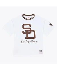 Mitchell & Ness Men's White San Diego Padres Cooperstown Collection Arctic T-Shirt