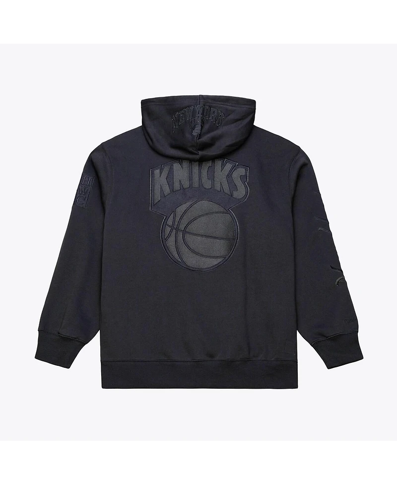 Mitchell & Ness Men's Black New York Knicks Phantom Fleece Hoodie