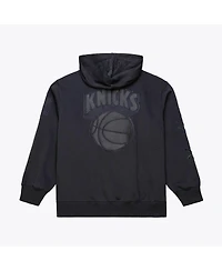 Mitchell & Ness Men's Black New York Knicks Phantom Fleece Hoodie