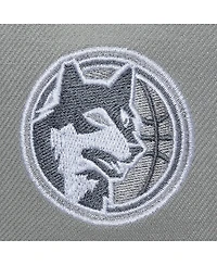 Mitchell & Ness Men's Gray Minnesota Timberwolves Thunderstorm Head Coach Pro Crown Snapback Hat