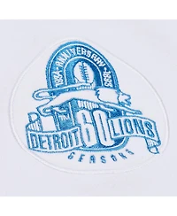 Mitchell & Ness Men's White Detroit Lions Arctic Fleece Sweatshirt