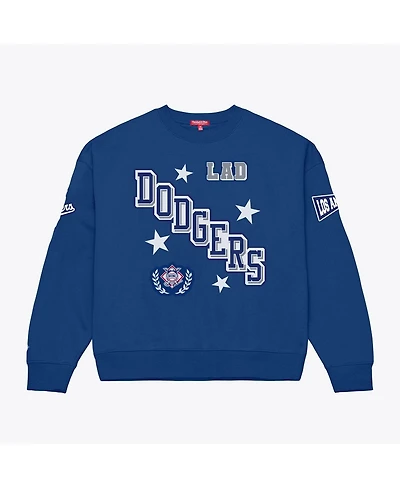Mitchell & Ness Women's Royal Los Angeles Dodgers Pep Rally Sweatshirt