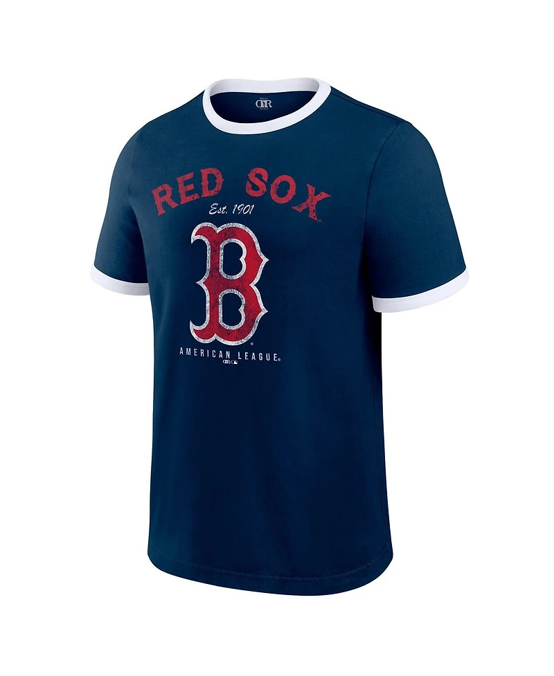 Darius Rucker Collection by Fanatics Men's Navy Boston Red Sox Washed Ringer T-Shirt
