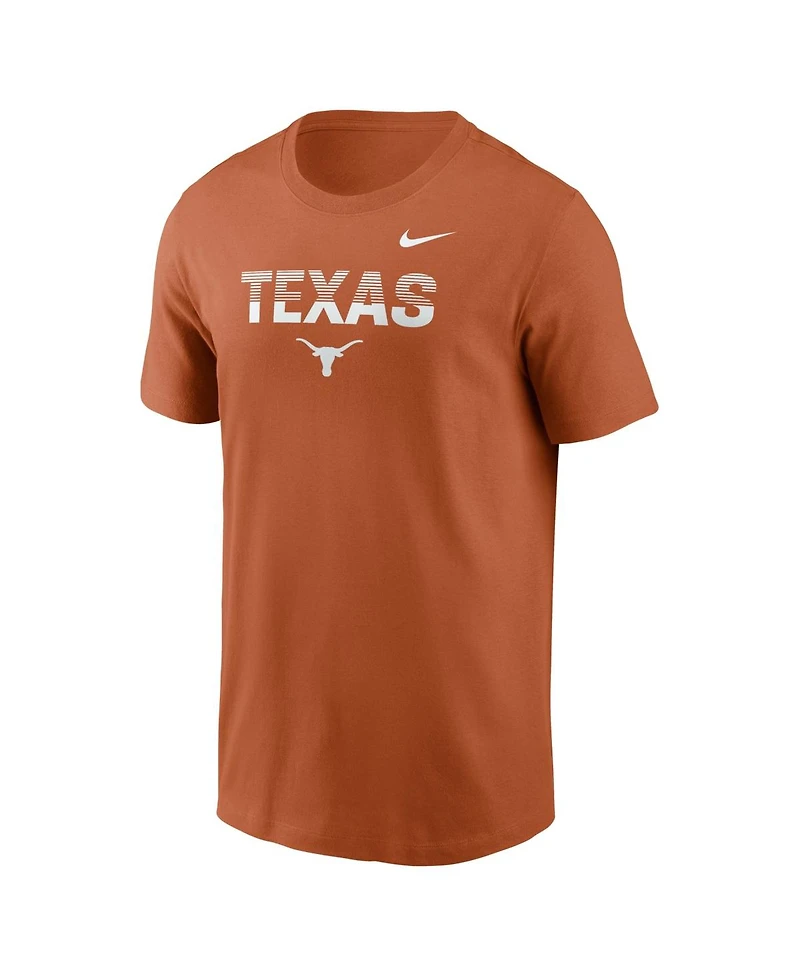 Nike Men's Texas Orange Longhorns Primetime Kinetic T-Shirt