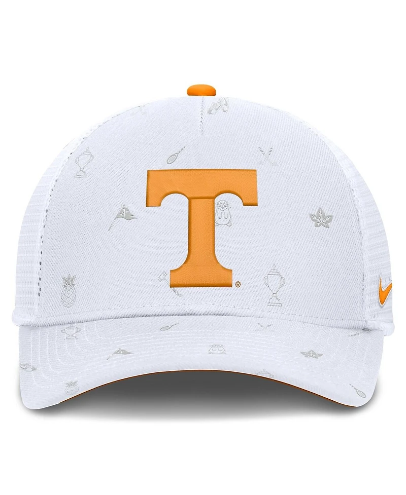Nike Men's White Tennessee Volunteers Country Club Golfin' Rise Trucker Adjustable Hat