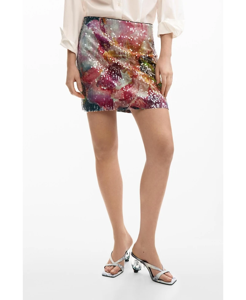 Desigual Women's Printed Mini Skirt