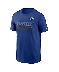 Nike Men's Royal Los Angeles Rams Sideline Dri-fit T-Shirt