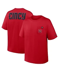 Nike Men's Red Cincinnati Reds City Connect Max90 Pocket T-Shirt