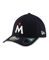 New Era Men's Navy Minnesota Twins Player Replica 39THIRTY M-Crown Flex Hat