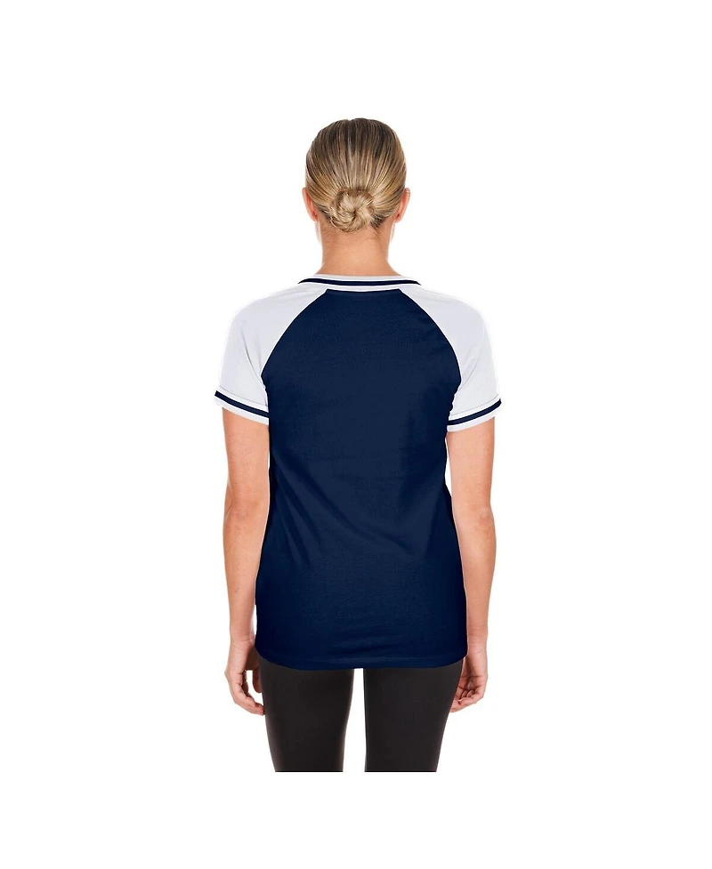 New Era Women's Navy Chicago Cubs Gameday V-Neck T-Shirt