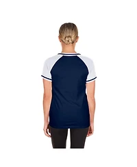 New Era Women's Navy Chicago Cubs Gameday V-Neck T-Shirt