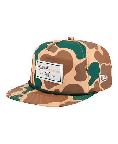 New Era Men's Camo Detroit Tigers Duck 19TWENTY Adjustable Hat