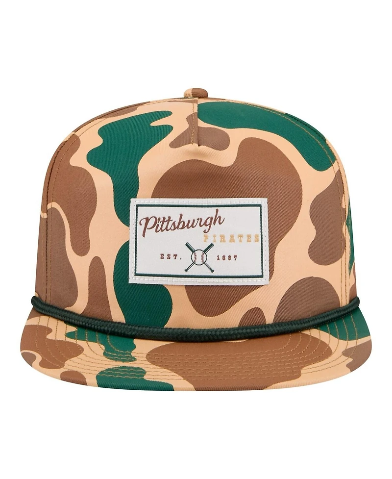 New Era Men's Camo Pittsburgh Pirates Duck 19TWENTY Adjustable Hat