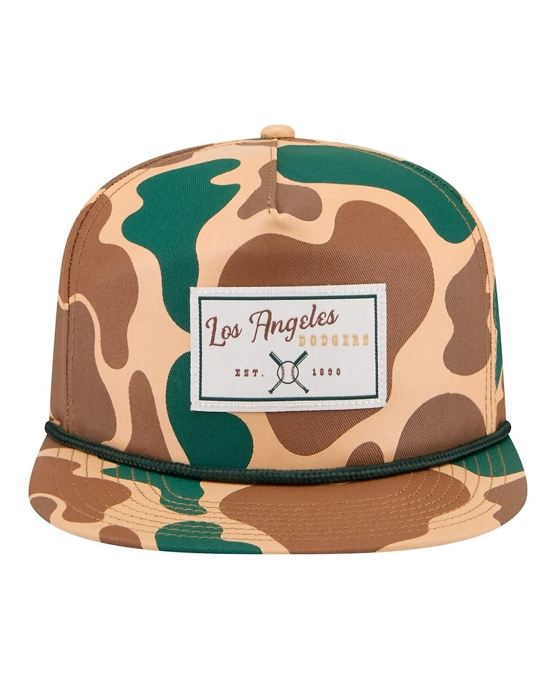 New Era Men's Camo Los Angeles Dodgers Duck 19TWENTY Adjustable Hat
