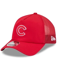 New Era Men's Chicago Cubs 2026 Batting Practice Apex 9FORTY Adjustable Trucker Hat