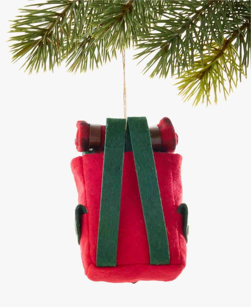 Holiday Lane Cozy Cabin Backpacker Ornament, Macy's Exclusive