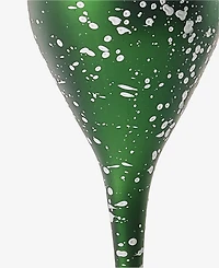Holiday Lane Cozy Cabin Green Snowy Finial Ornament, Macy's Exclusive