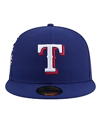 New Era Men's Royal Texas Rangers Hidden Hit 59FIFTY Fitted Hat