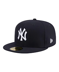 New Era Men's Navy York Yankees Hidden Hit 59FIFTY Fitted Hat