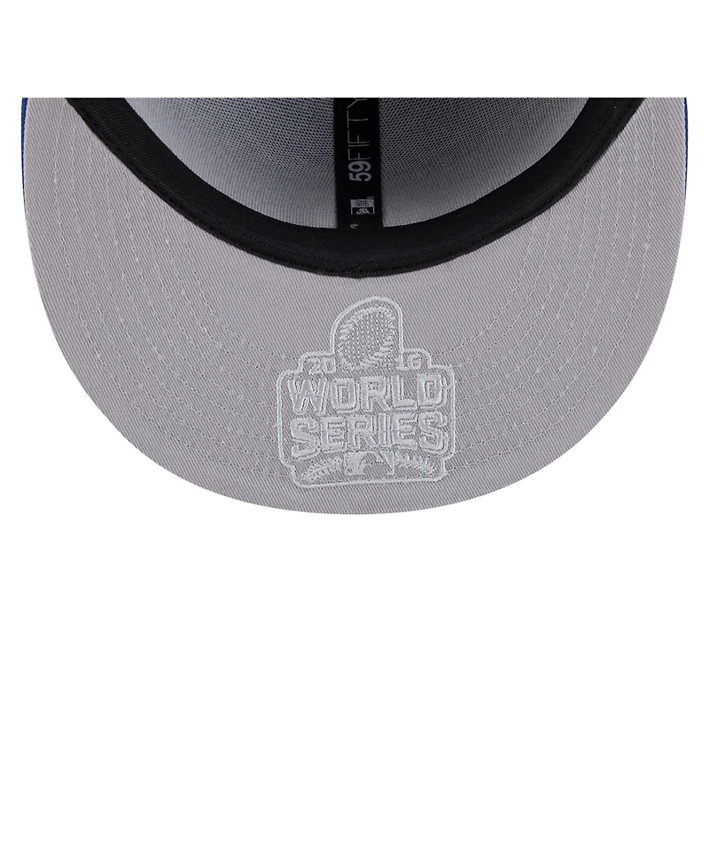 New Era Men's Royal Chicago Cubs Hidden Hit 59FIFTY Fitted Hat