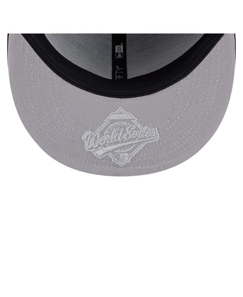 New Era Men's Navy Atlanta Braves Hidden Hit 59FIFTY Fitted Hat