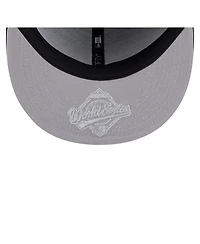 New Era Men's Navy Atlanta Braves Hidden Hit 59FIFTY Fitted Hat