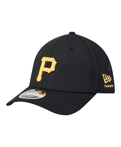 New Era Men's Black Pittsburgh Pirates Dash 39THIRTY Flex Hat