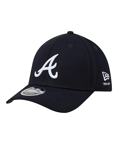 New Era Men's Navy Atlanta Braves Dash 39THIRTY Flex Hat