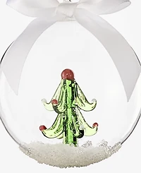 Holiday Lane Cozy Cabin Tree Inside Ball Ornament, Macy's Exclusive