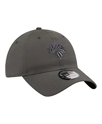 New Era Men's and Women's Charcoal New York Knicks Ripstop Casual Classic Adjustable Hat