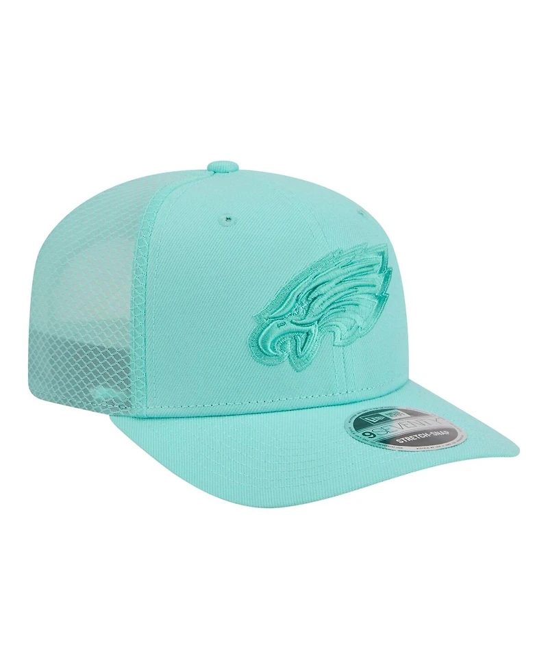 New Era Men's Turquoise Philadelphia Eagles Color Pack 9SEVENTY Adjustable Hat