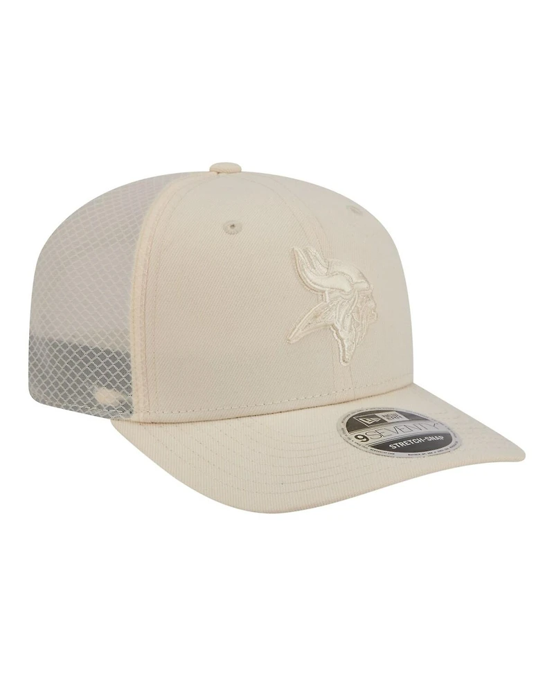New Era Men's Cream Minnesota Vikings Color Pack 9SEVENTY Adjustable Hat