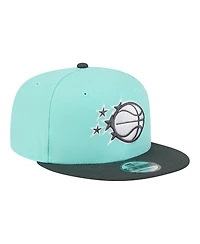 New Era Men's Turquoise/Charcoal Orlando Magic Color Pack Two-Tone 9FIFTY Snapback Hat