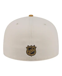 New Era Men's Cream/Tan San Jose Sharks Colorpack Two-Tone 59FIFTY Fitted Hat