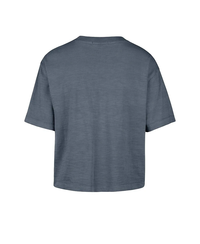 '47 Brand Women's Navy Chicago Bears Cropped Mindi Slub T-Shirt
