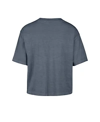 '47 Brand Women's Navy Chicago Bears Cropped Mindi Slub T-Shirt