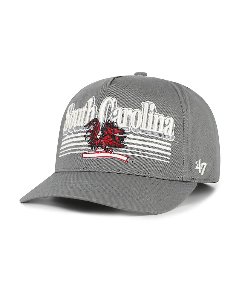 '47 Brand Men's Gray South Carolina Gamecocks Script Fade Hitch Adjustable Hat