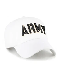 '47 Brand Men's White Army Black Knights Clean Up Adjustable Hat