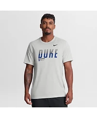 Nike Men's Gray Duke Blue Devils Sideline Legend Dri-fit T-Shirt