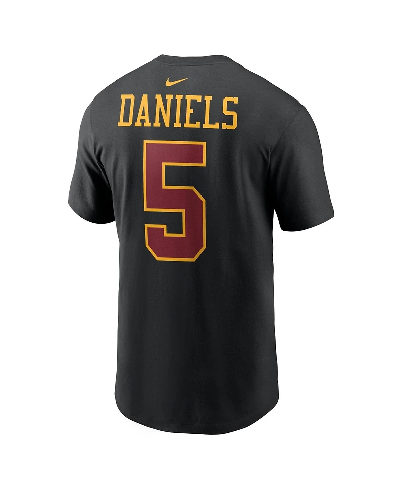 Nike Men's Jayden Daniels Washington Commanders Name and Number T-Shirt