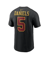 Nike Men's Jayden Daniels Washington Commanders Name and Number T-Shirt