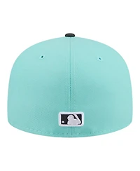 New Era Men's Turquoise/Charcoal Boston Red Sox Two-Tone Color Pack 59FIFTY Fitted Hat