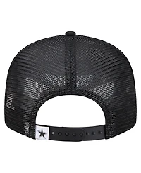 New Era Men's Black Dallas Cowboys Main 9FIFTY Trucker Snapback Hat