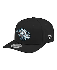 New Era Men's Black Utah Mammoth 9SEVENTY Stretch-Snap Adjustable Hat