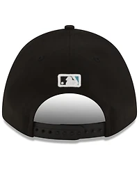 New Era Men's Black Florida Marlins Player Replica 9FORTY M-Crown Adjustable Hat