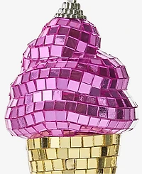 Holiday Lane Disco Brights Plastic Ice Cream Ornament, Macy's Exclusive