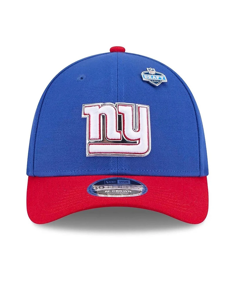 New Era Men's Royal/Red York Giants 2026 Nfl Draft 39THIRTY M-Crown Flex Hat