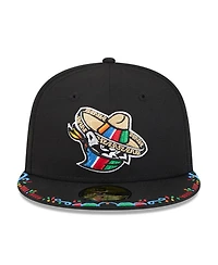 New Era Men's Black Quad Cities River Bandits 2026 Copa De La Diversion 59FIFTY Fitted Hat